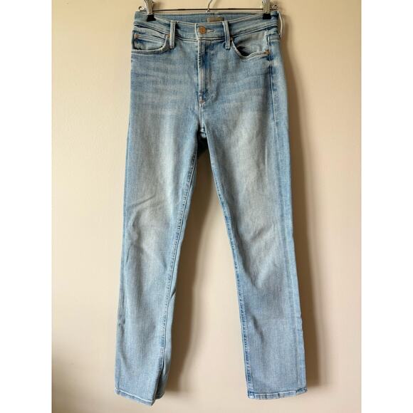 MOTHER The Mid Rise Dazzler Flood Jeans Sweet Petals 26 - Picture 5 of 10